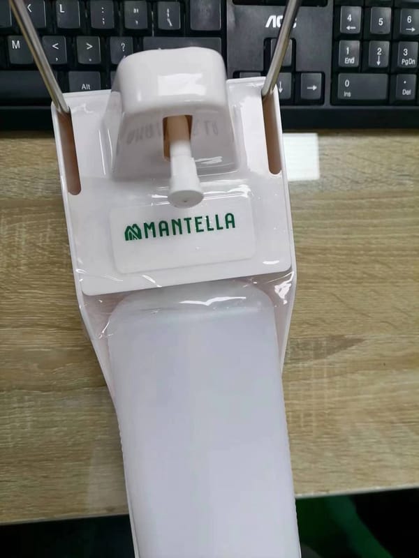 Локтевой дозатор диспенсер для антисептика, 1000 мл, 1 л литр Mantella СПРЕЙ медицинский