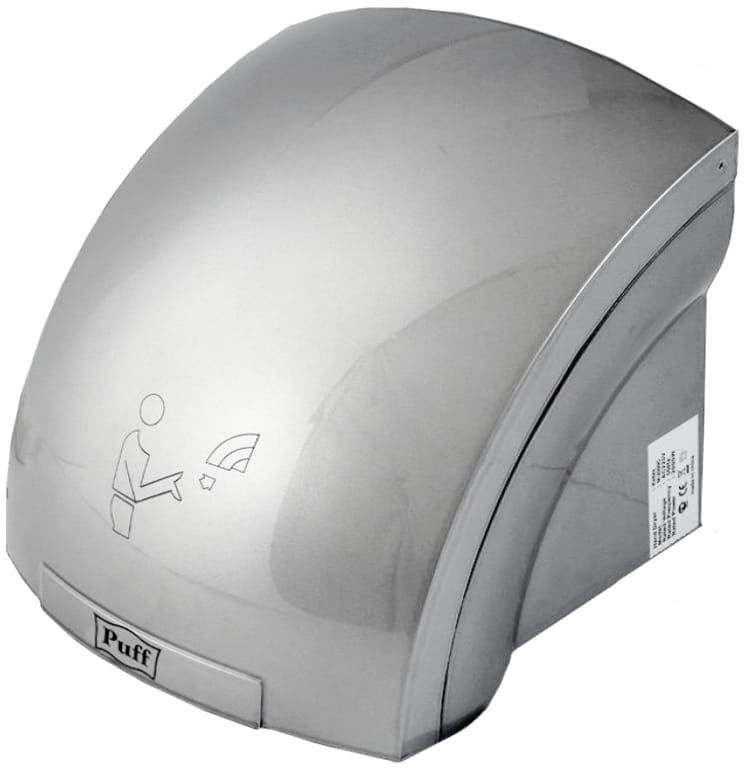 Сушилка для рук электросушилка Mantella 8820C серая 2 КВТ 2000 ВТ