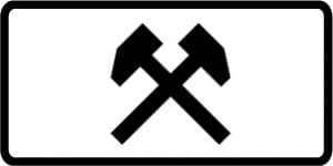 Дорожный знак табличка 8.5.2 "Рабочие дни"