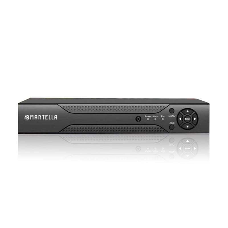 Видеорегистратор для видеонаблюдения на 4 камеры 4 канальный hd dvr Mantella до 5 мегапикселей