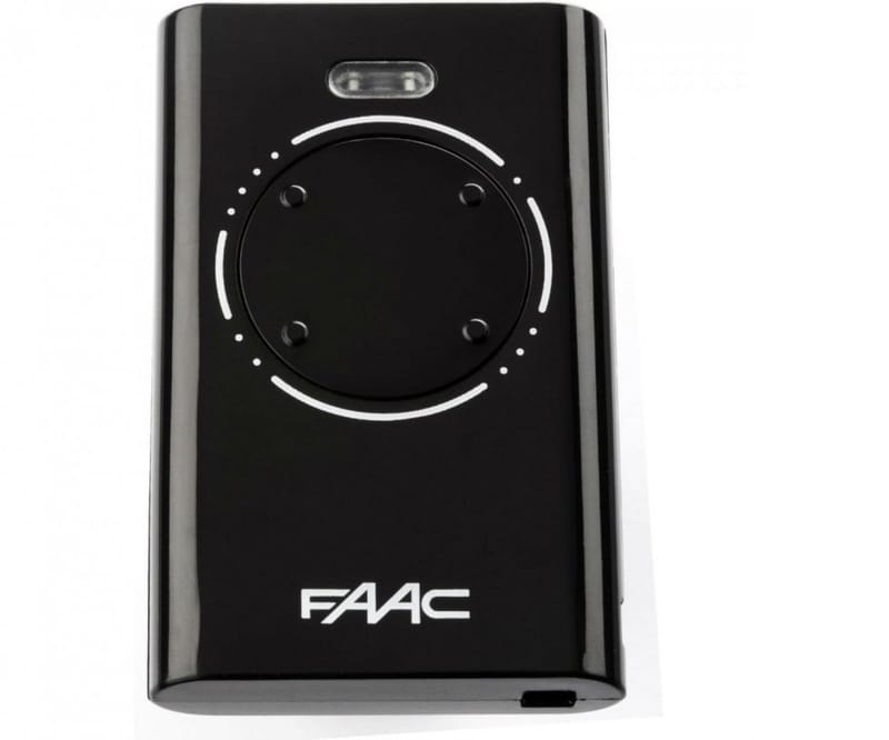 Пульт для шлагбаума приводов для ворот рольставен FAAC TX4 868 черный