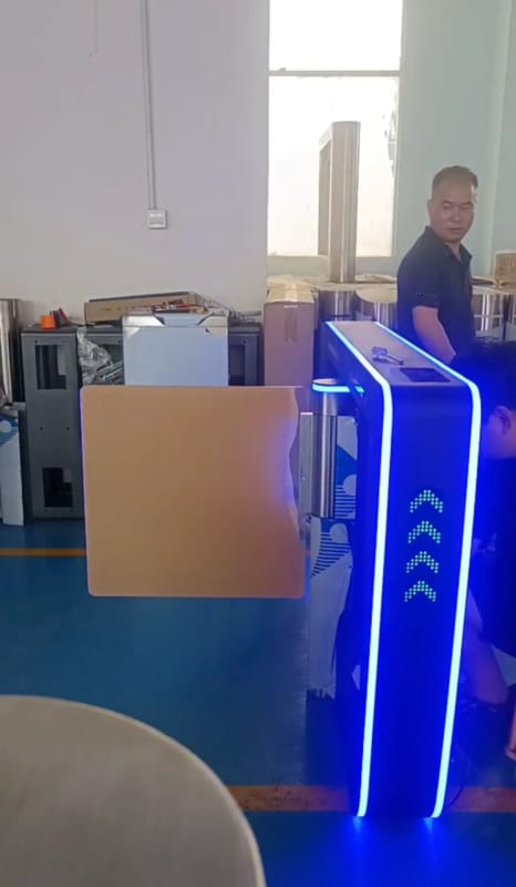 Турникет Скоростная электронная проходная DC Brushless с распашными створками 1 шт