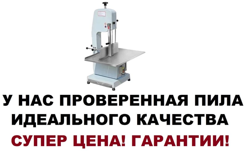 Пила ленточная для мяса и рыбы Mantella HBS-250 1,5 квт распил срез: 250 мм