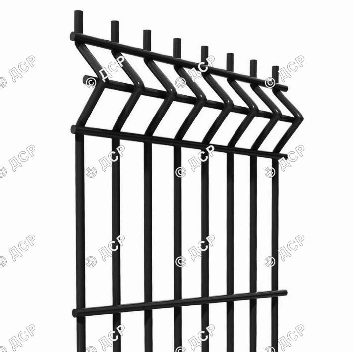 3D панель цветная 2000×2500 RAL 6005 (зелёный)