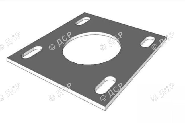 Фланец опорный 250×250×5мм